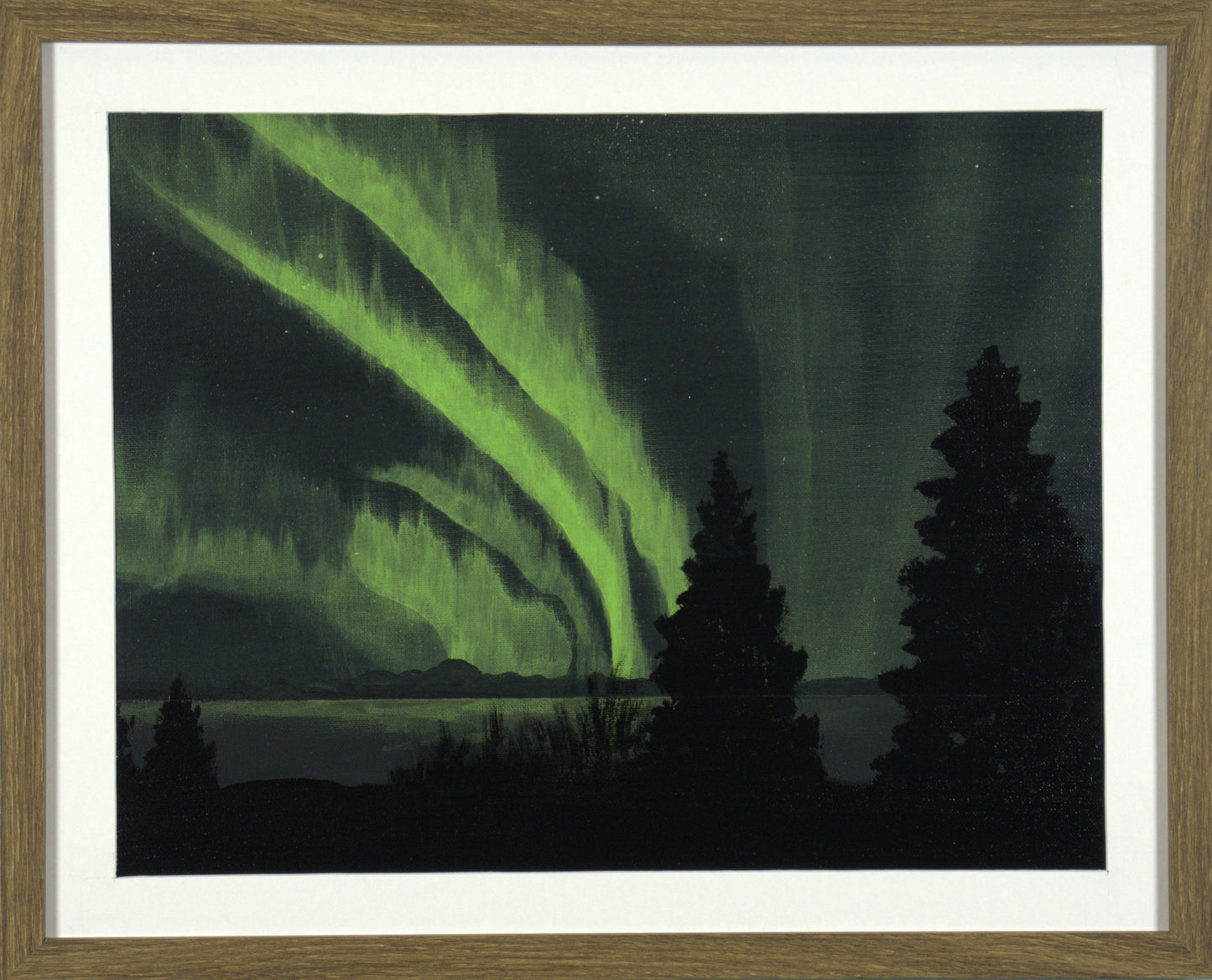 Aurora Borealis - 20"x16" on Canvas Board