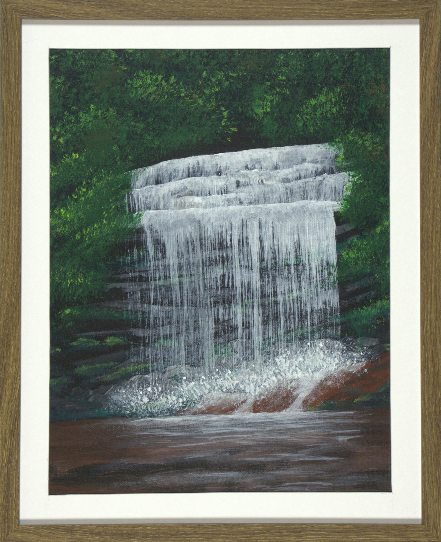 Rapid Falls - 16"x20" on Canvas Board