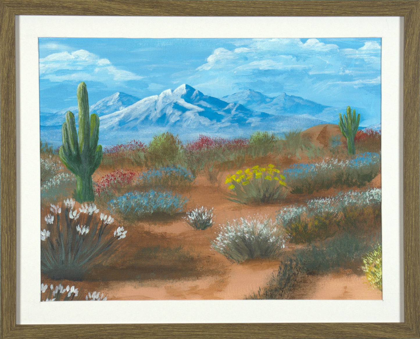 Spring Desert - 20"x16" on Canvas Board