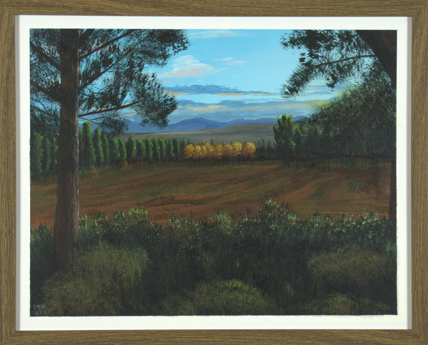 Sunny Ranch - 20"x16" on Canvas Board