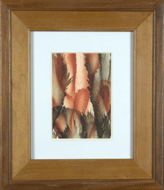 Alcor - 4.5"x6.5” Original Tempera Painting on Poster Paper in 12.5”x14.25” Custom Wooden Frame
