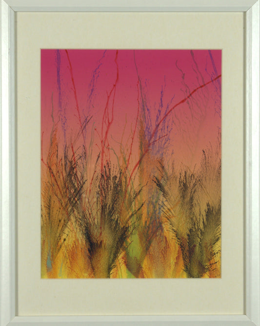 Betelgeuse - 7.5"x9.5” Original Tempera Painting on Poster Paper in Two 12”x15” Store Bought Frame