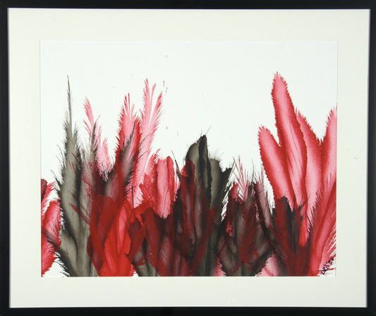 Proxima Centauri - 20"x 16" Original Acrylic Painting on Poster Paper in 24.75"x 20.75" Store Bought Frame