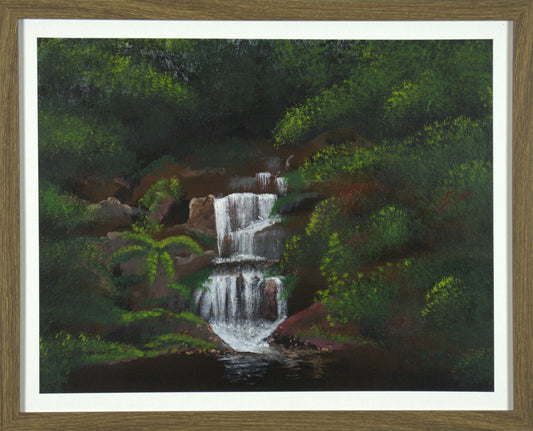 Fantasy Falls - 20"x16" on Canvas Board