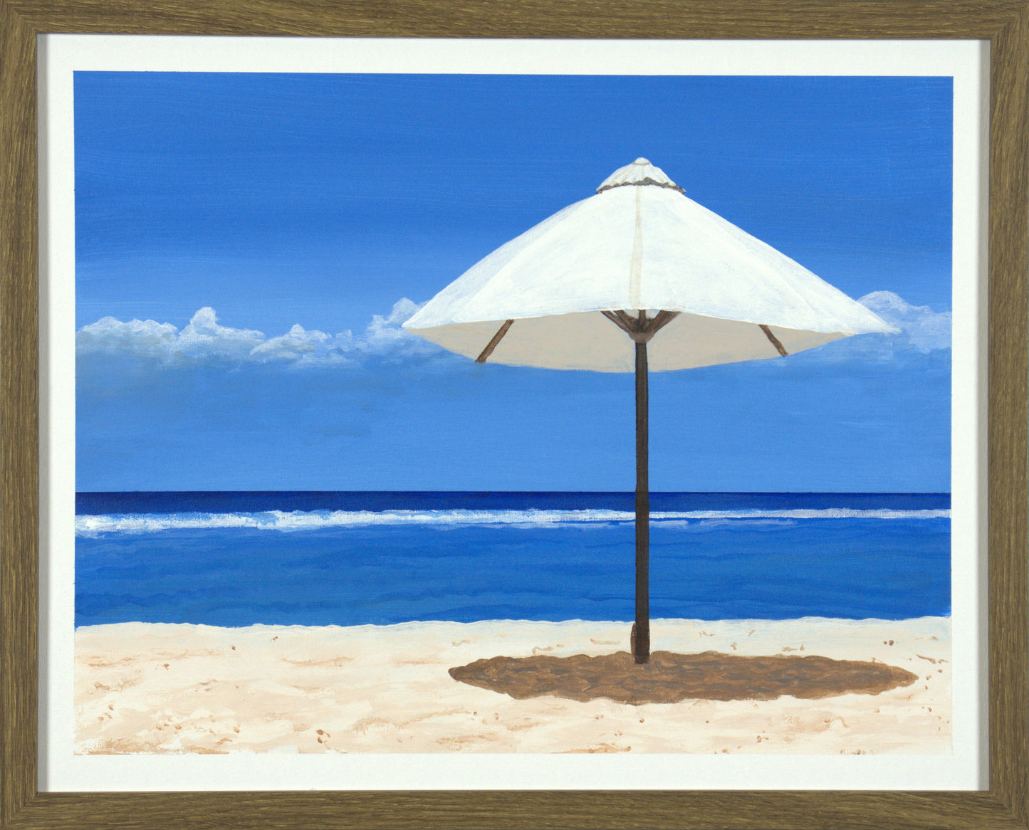 Sunny Beach - 20"x16" on Canvas Board