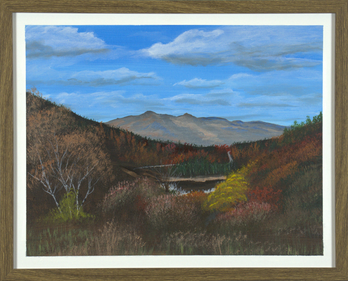 Sunny Hills - 20"x16" on Canvas Board