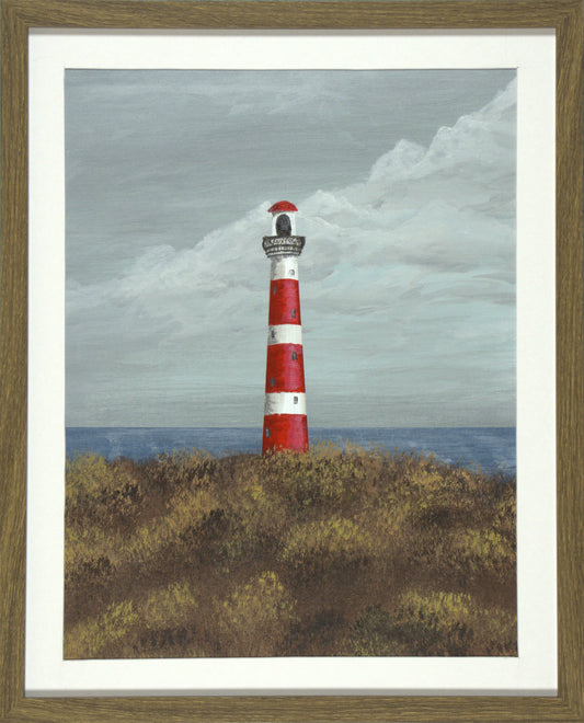 Sunny Lighthouse - 16"x20" on Canvas Board