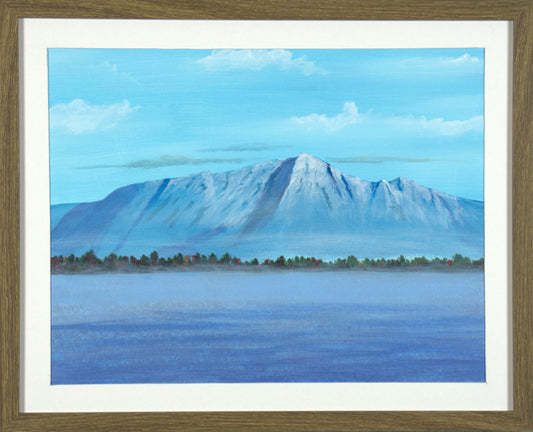 Sunny Mountain - 20"x16" on Canvas Board
